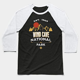 Wind Cave National Park Baseball T-Shirt